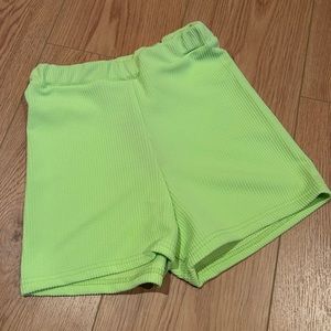 Lime Green shorts